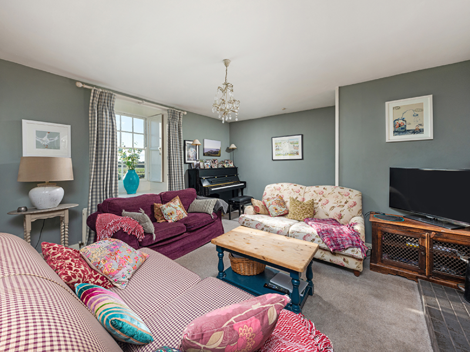 Inside Fenwick Tower, Grade IIListed Farmhouse for Sale near Matfen in Northumberland Living